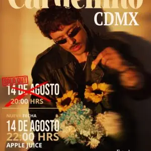 CARDELLINO EN VIVO EN CDMX | APPLE JUICE | 22:00 HRS |